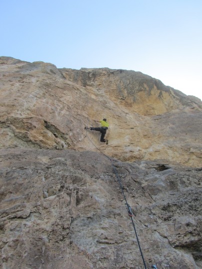 Eddie sending "Half Baked Half Broken" 13d/14a